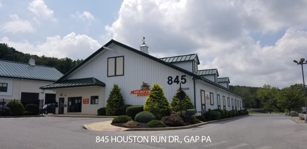 Self-Storage Facilities in Gap: Gap Self Storage